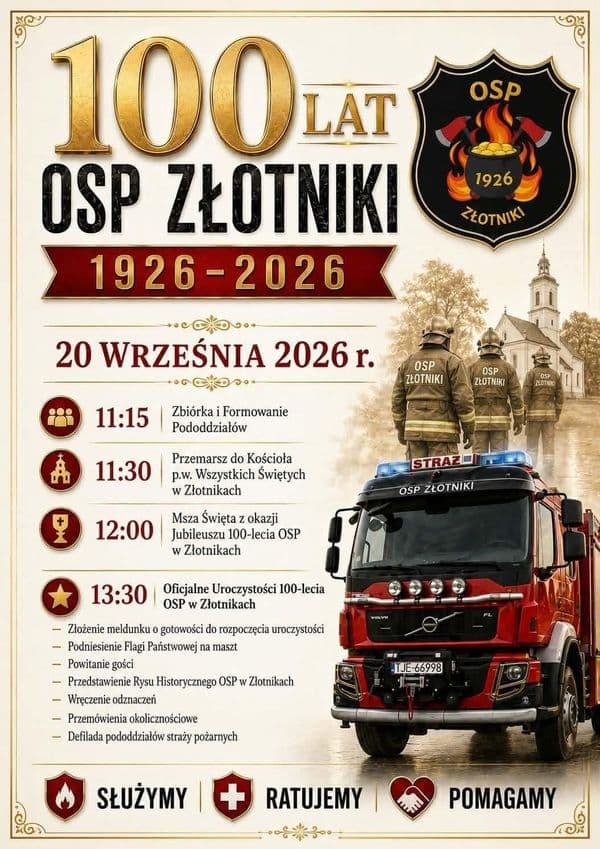 100 LAT OSP ZŁOTNIKI